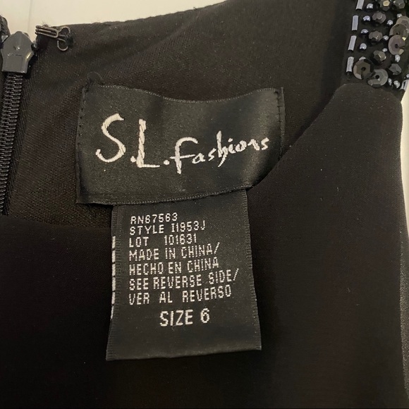 Black Ruffle Dress - Picture 3 of 6